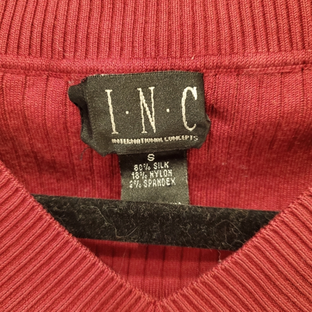 Inc Ribbed V Neck - image 2